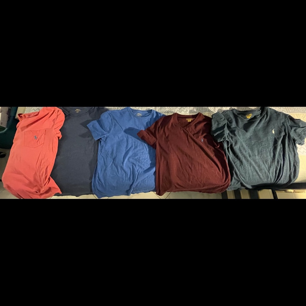 5 polo Ralph Lauren t shirts- lightly used - Picture 3 of 3